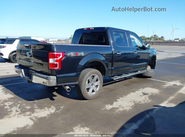 1FTEW1E56JKF44331 2018 FORD F150 Черный Задняя правая четверть