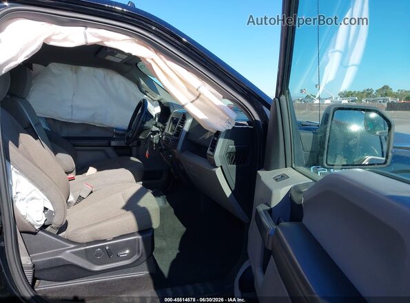 1FTEW1E56JKF44331 2018 FORD F150 Черный Вид салона спереди
