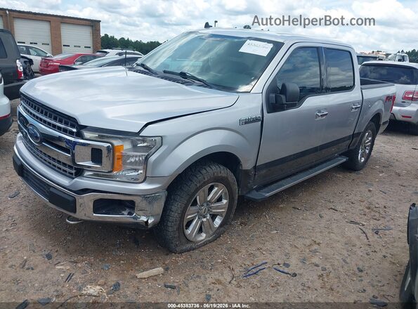 1FTEW1E56KFA79527 2019 FORD F150 Silver Առջևի ձախ երեք քառորդ տեսարան