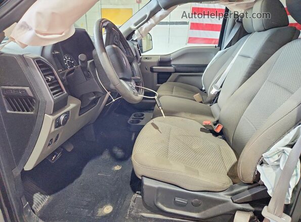 1FTEW1E56KFB83094 2019 FORD F150 Black Vista interior delantera
