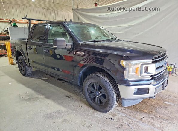 1FTEW1E56KFB83094 2019 FORD F150 Black Delantero derecho