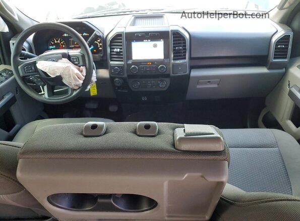 1FTEW1E56KFC32424 2019 FORD F150 Blue Вид панелі приладів