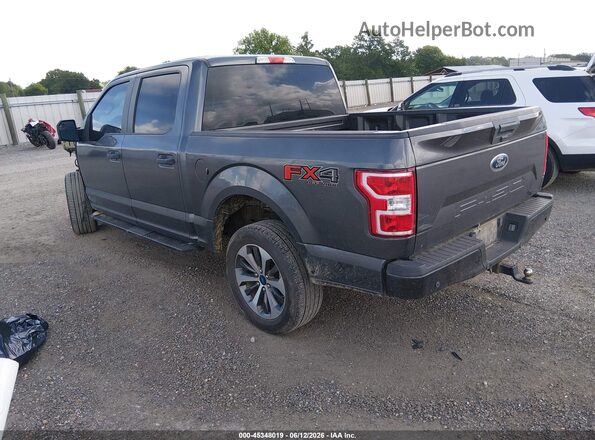 1FTEW1E56KKD68267 2019 FORD F150 Серый Задняя левая четверть