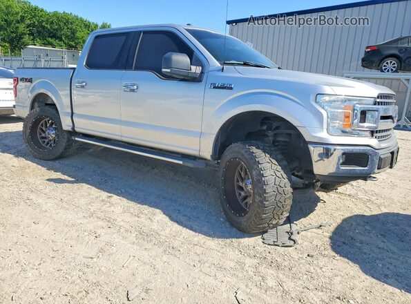 1FTEW1E57JFD23846 2018 FORD F150 Silver 