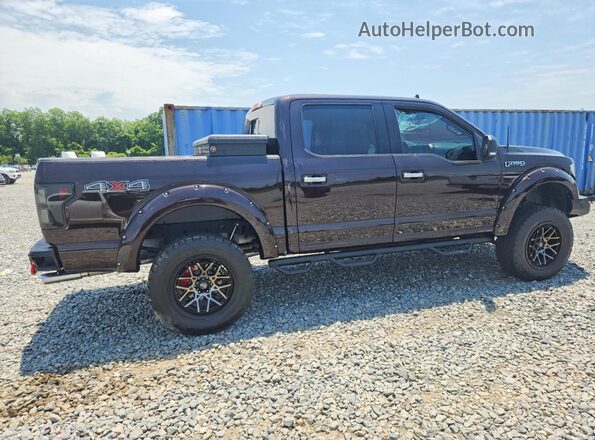 1FTEW1E57JFD93430 2018 FORD F150 Burgundy უკანა მარჯვენა