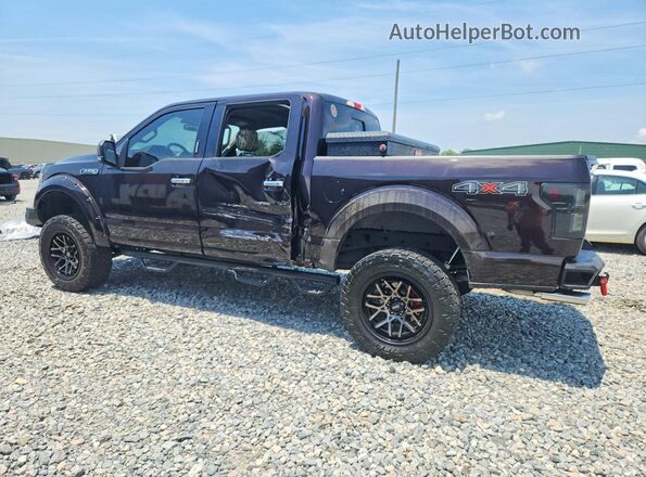 1FTEW1E57JFD93430 2018 FORD F150 Burgundy უკანა მარცხენა