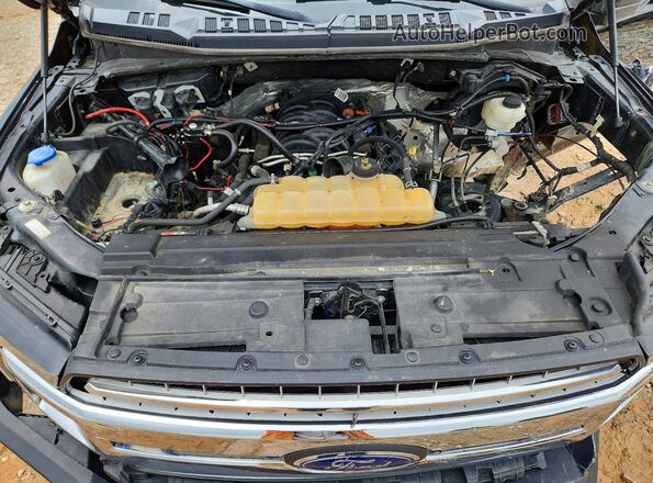 1FTEW1E57JFE64013 2018 FORD F150 Black Սալոնի հետևի տեսք