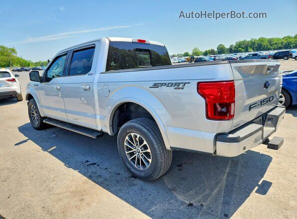 1FTEW1E57JKC06579 2018 FORD F150 Silver Tył lewy