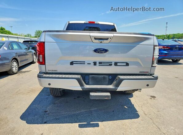 1FTEW1E57JKC06579 2018 FORD F150 Silver Widok z tyłu