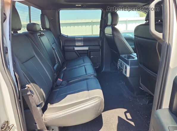 1FTEW1E57JKC06579 2018 FORD F150 Silver Widok tylnych siedzeń