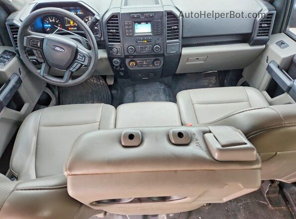 1FTEW1E57JKF16280 2018 FORD F150 White Dashboard view