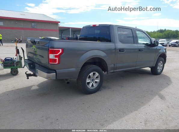 1FTEW1E57KFB96677 2019 FORD F150 Gray Rear right