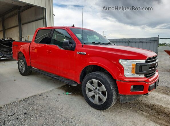 1FTEW1E57KKC32634 2019 FORD F150 Red წინა მარჯვენა