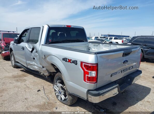 1FTEW1E58KKC30486 2019 FORD F150 Silver Задня ліва чверть