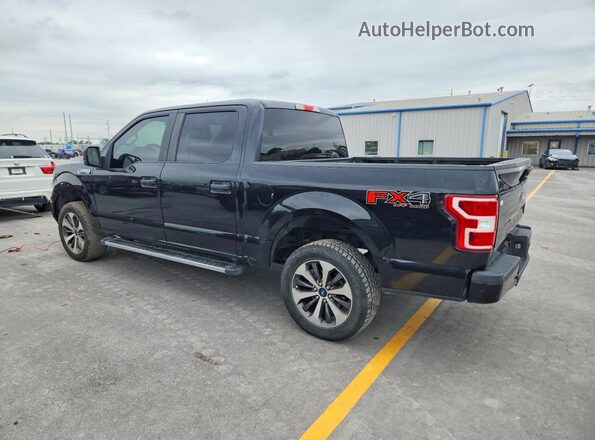 1FTEW1E58KKC75833 2019 FORD F150 Black Հետևի ձախ