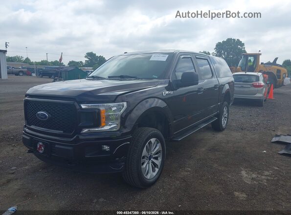 1FTEW1E59JFB22921 2018 FORD F150 Black Front left