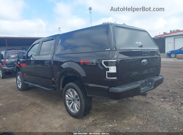 1FTEW1E59JFB22921 2018 FORD F150 Black Rear left