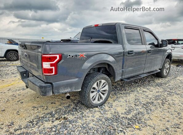1FTEW1E59JFD96149 2018 FORD F150 Gray უკანა მარჯვენა