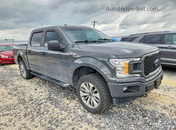 1FTEW1E59JFD96149 2018 FORD F150 Gray წინა მარჯვენა