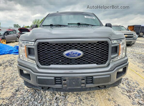 1FTEW1E59JFD96149 2018 FORD F150 Gray წინა ხედი