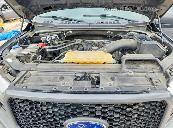1FTEW1E59JFD96149 2018 FORD F150 Gray უკანა სალონის ხედი