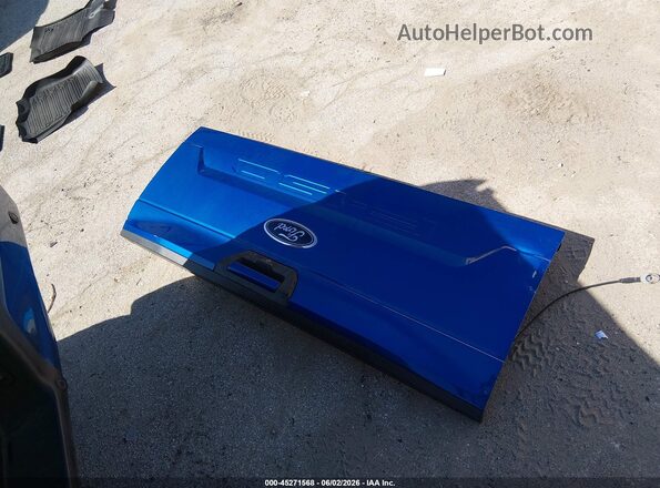 1FTEW1E59JKC85172 2018 FORD F150 Blue Вид щитка приладів