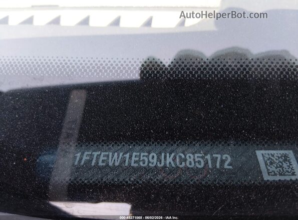 1FTEW1E59JKC85172 2018 FORD F150 Blue Вид підкапотного простору