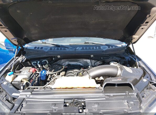 1FTEW1E59JKC85172 2018 FORD F150 Blue Вид ззаду