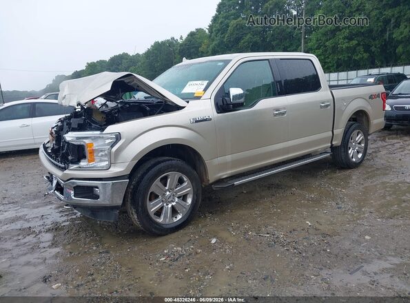 1FTEW1E59JKD01953 2018 FORD F150 Champagne Vista tres cuartos delantera izquierda