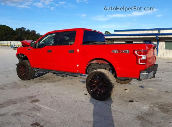1FTEW1E59KFB20331 2019 FORD F150 Red Задня ліва чверть