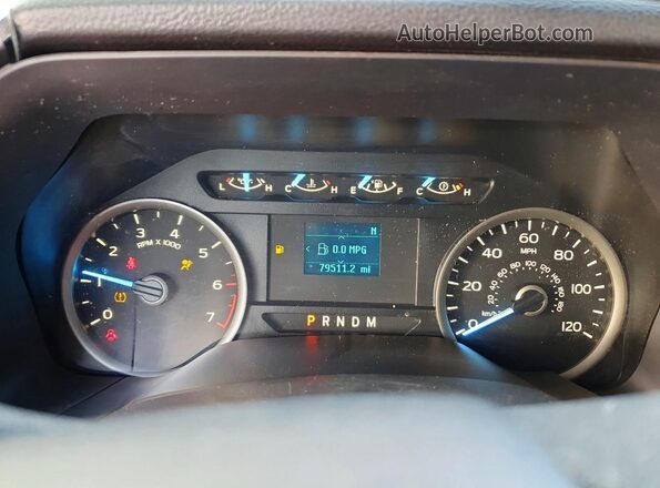 1FTEW1E59KFB20331 2019 FORD F150 Red Вид щитка приладів