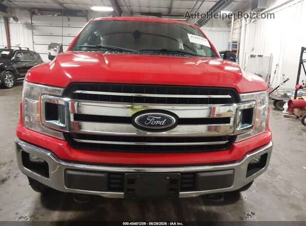 1FTEW1E5XJFB32468 2018 FORD F150 Red Սալոնի հետևի տեսք