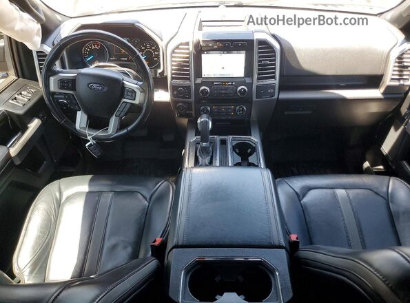 1FTEW1E5XJFC00932 2018 FORD F150 Black Dashboard view
