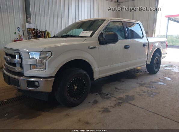 1FTEW1E84HFC04205 2017 FORD F150 Белый Передняя левая четверть