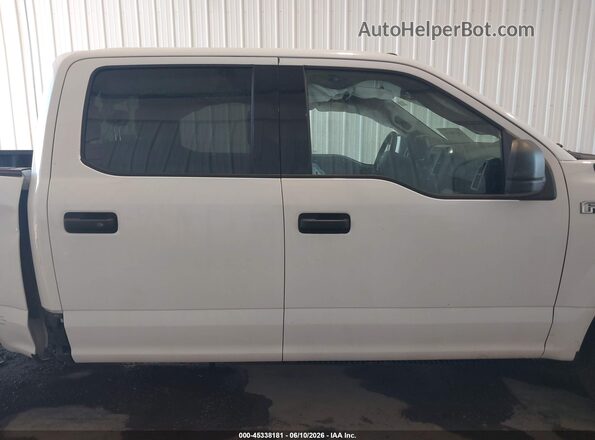 1FTEW1E84HFC04205 2017 FORD F150 Белый Вид задней части салона