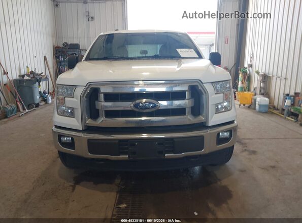 1FTEW1E84HFC04205 2017 FORD F150 Белый Вид щитка приборов