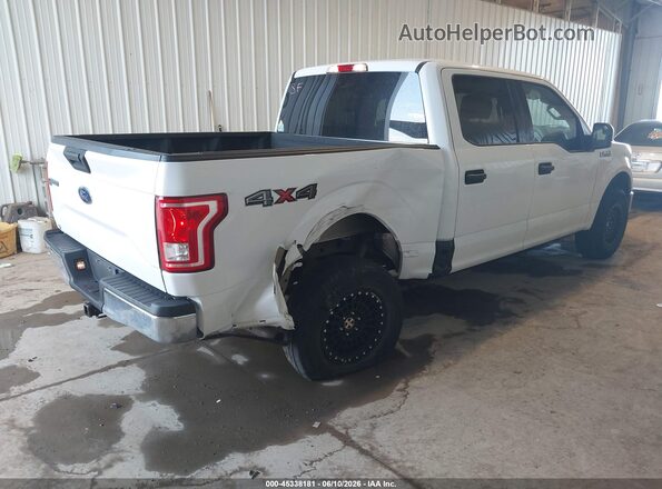 1FTEW1E84HFC04205 2017 FORD F150 Белый Задняя правая четверть