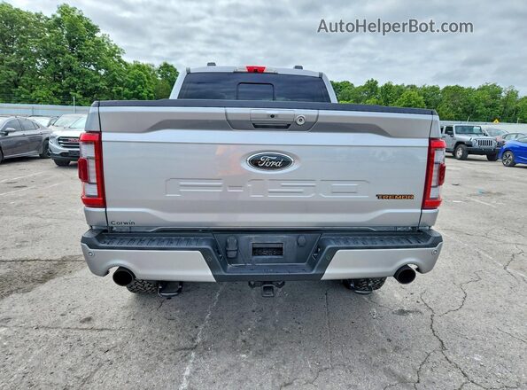 1FTEW1E89PFA10011 2023 FORD F150 Silver Rear view