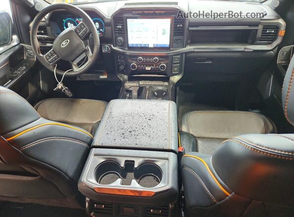 1FTEW1E89PFA10011 2023 FORD F150 Silver Dashboard view