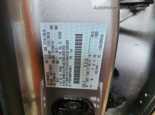 1FTEW1E89PFA10011 2023 FORD F150 Silver Engine compartment view