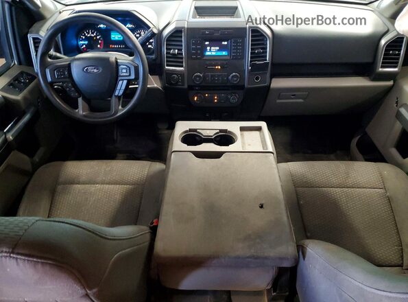 1FTEW1E8XGKF14039 2016 FORD F150 Gray Vista del salpicadero