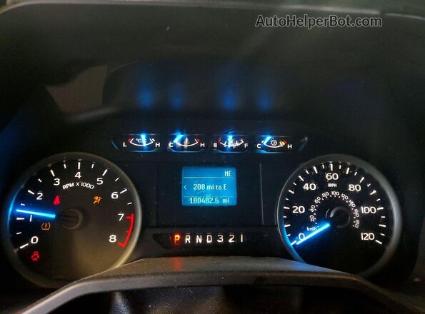 1FTEW1E8XGKF14039 2016 FORD F150 Gray Vista del cuadro de instrumentos