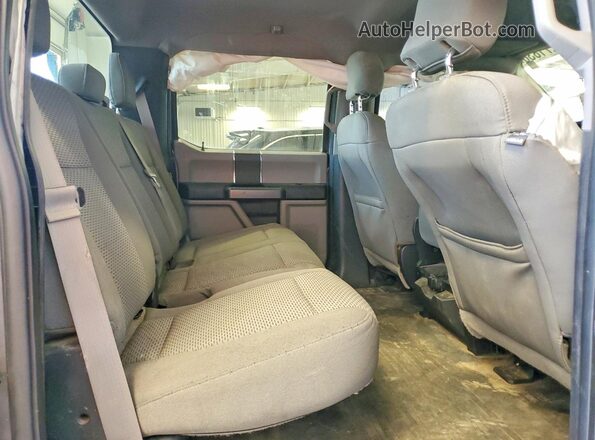1FTEW1E8XGKF14039 2016 FORD F150 Gray Vista de los asientos traseros