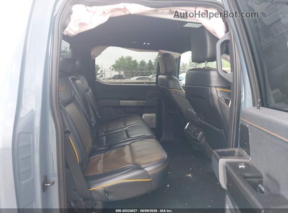 1FTEW1E8XPFB46700 2023 FORD F150 Blue Vista de la etiqueta del VIN