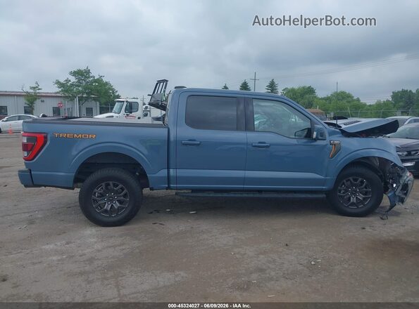 1FTEW1E8XPFB46700 2023 FORD F150 Blue Vista interior de 360 grados
