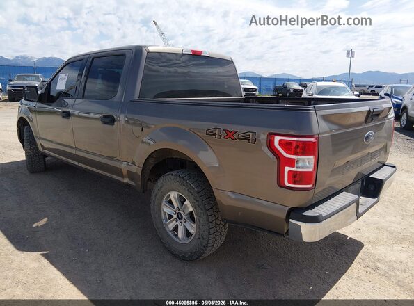 1FTEW1EB1KFA22237 2019 FORD F150 Brown Tył lewy