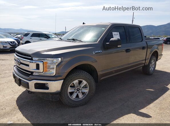 1FTEW1EB1KFA22237 2019 FORD F150 Brown Przód lewy