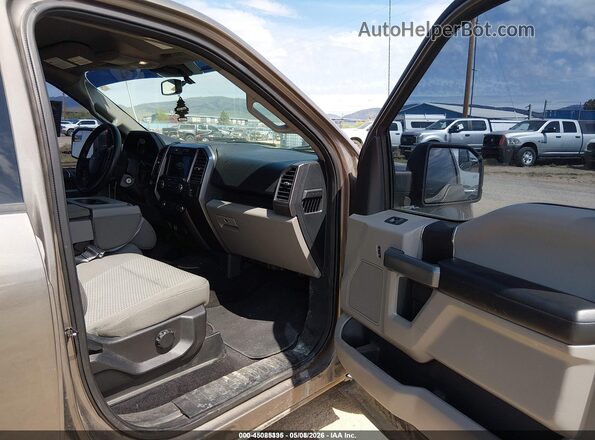 1FTEW1EB1KFA22237 2019 FORD F150 Brown Widok wnętrza z przodu