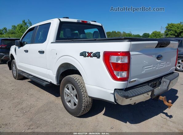 1FTEW1EB1MFC15152 2021 FORD F150 White Trasero izquierdo