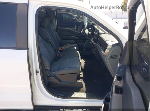 1FTEW1EB1MKE76417 2021 FORD F150 White Widok wnętrza z przodu